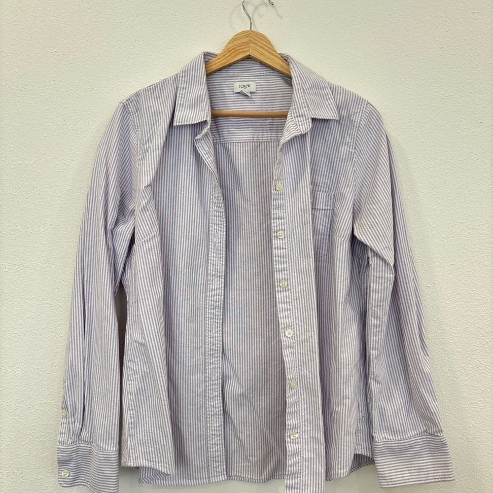 Perfect Purple Striped J.Crew Button Down